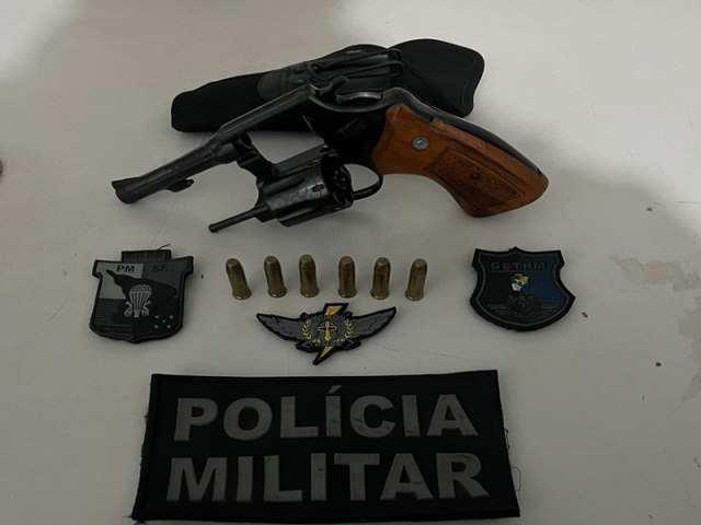 PM prende homem por porte ilegal de arma de fogo na Zona Oeste de Aracaju