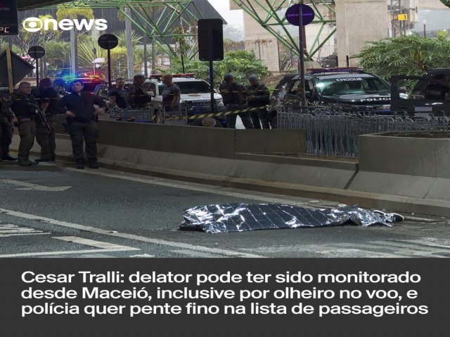 Delator do PCC pode ter sido monitorado em voo que veio de Macei