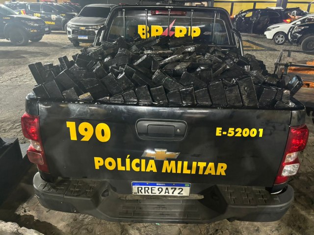 Operao da Polcia Militar apreende 580kg de maconha e prende cinco homens por trfico de drogas na Zona Oeste de Aracaju