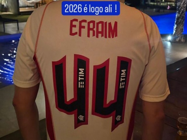 Efraim comemora ttulo do Flamengo e d senha sobre candidatura ao governo em 2026:  logo ali